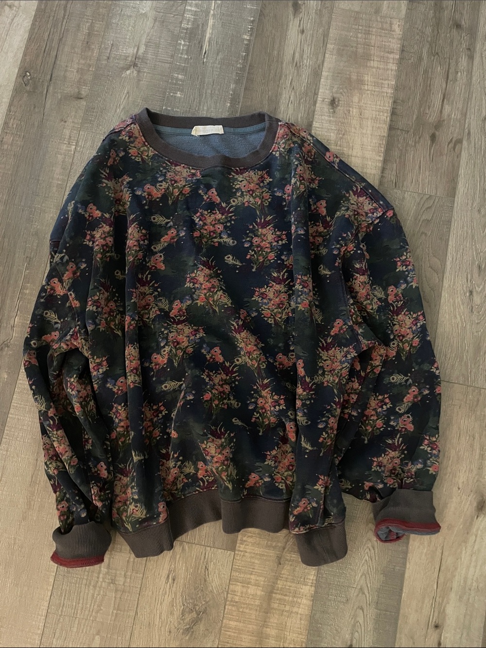 Natural Life Floral Crewneck Sweatshirt